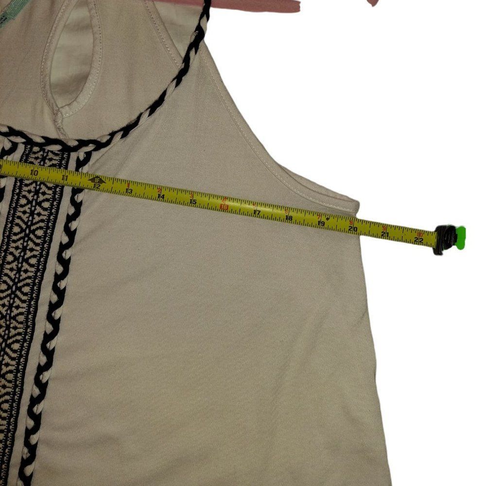 Maurices Tank Top White w/ Black Detaling Women's Size Large - Picture 4 of 5